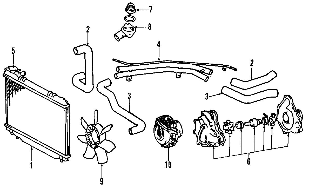 Tacoma Coolant Flow Diagram Tacoma Hose Sienna