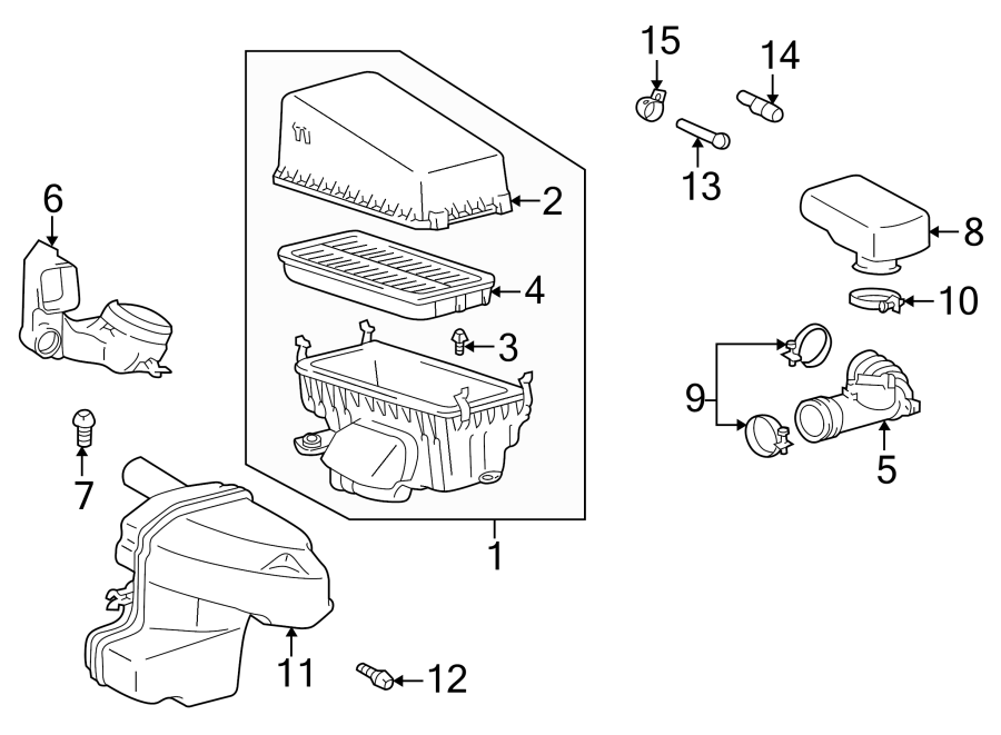 Toyota RAV4 Air. Inlet. Hose. Tube. Engine air intake 1788174880