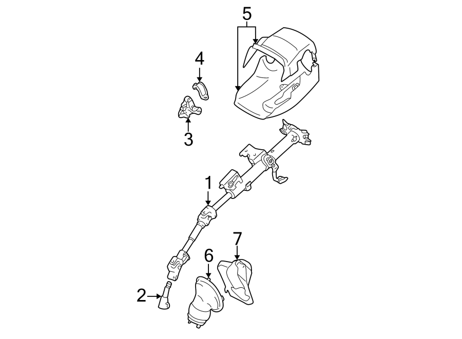 Toyota Corolla Steering Shaft (Lower). Matrix - 4522102030 | Toyota ...