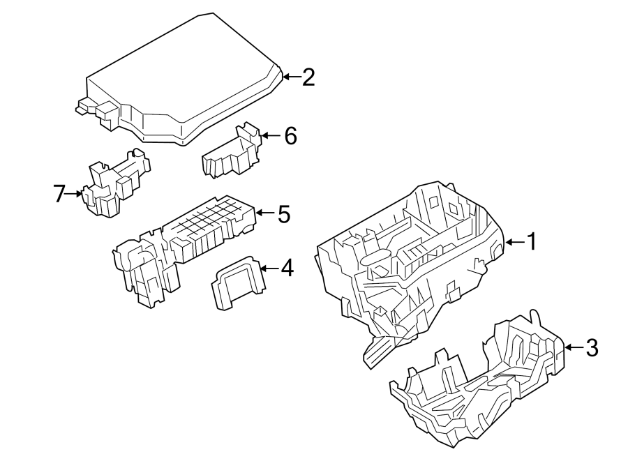 Toyota Corolla Fuse and Relay Center Cover (Upper, Lower). ENGINE