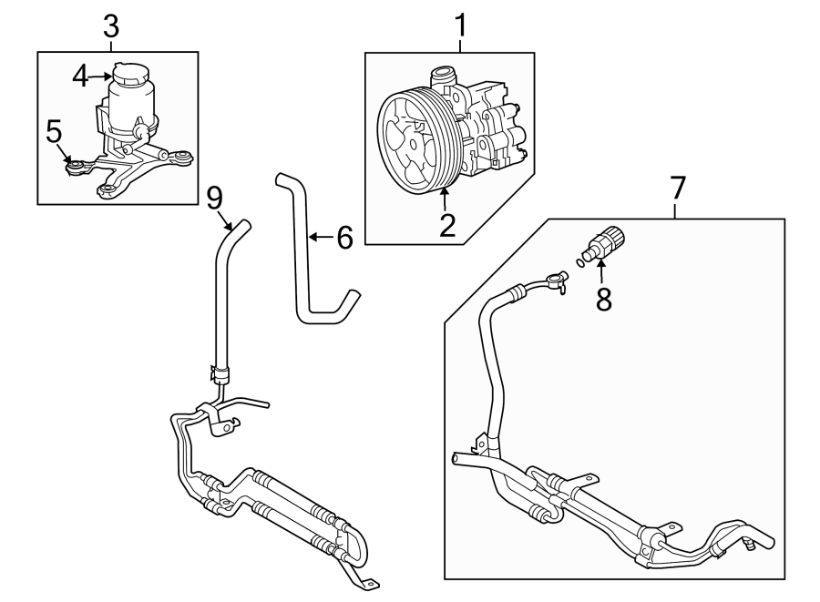 2000 Toyota Tundra Power Steering Reservoir - 443600c050 