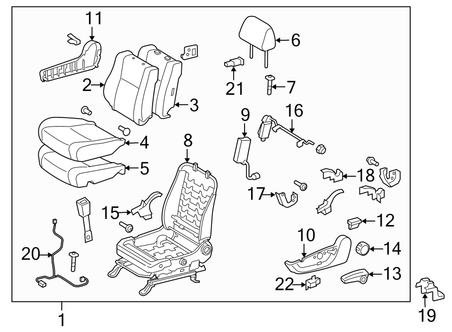 Toyota Sequoia Body Parts Diagram