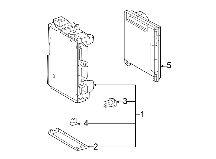 Toyota Corolla Block assembly, instrume. Junction block. Instrument