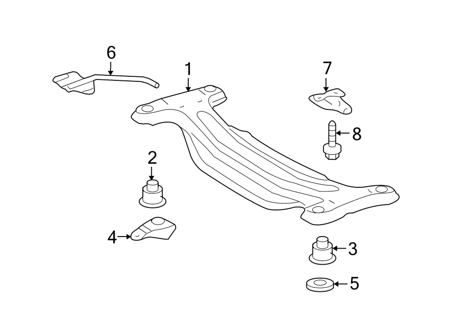 Toyota Highlander Suspension Diagram