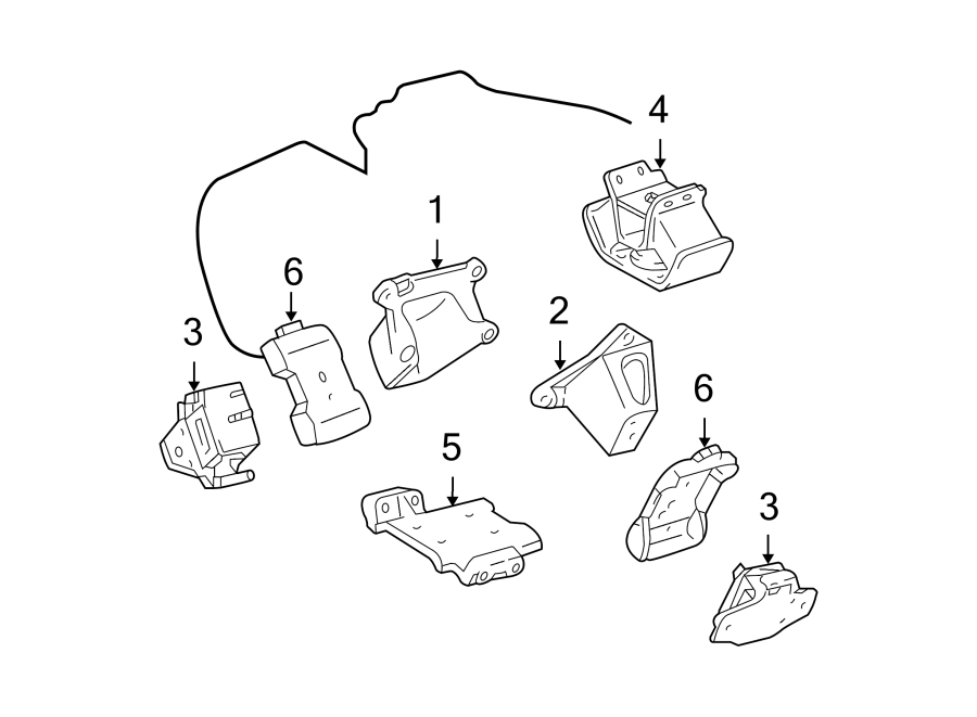 Toyota Tacoma Engine Mount (Rear) - 1237162080 | Toyota of ...