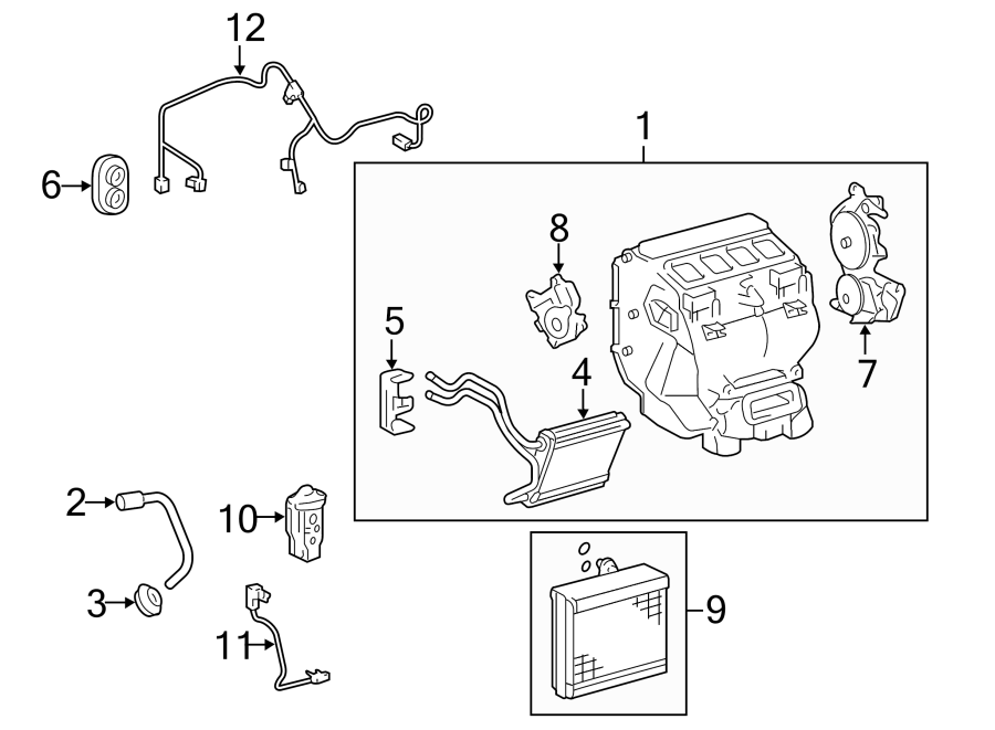 2007 Toyota Camry Air Conditioning System Diagram