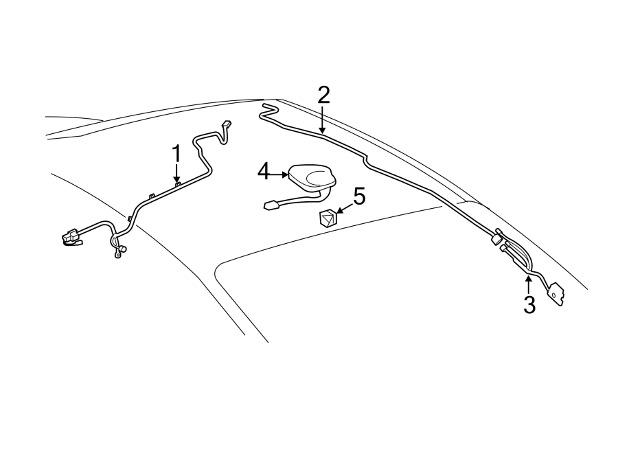 Toyota Camry Cable. ANTENNA. CORD SUB ASSEMBLY, ANTEN. Feed line