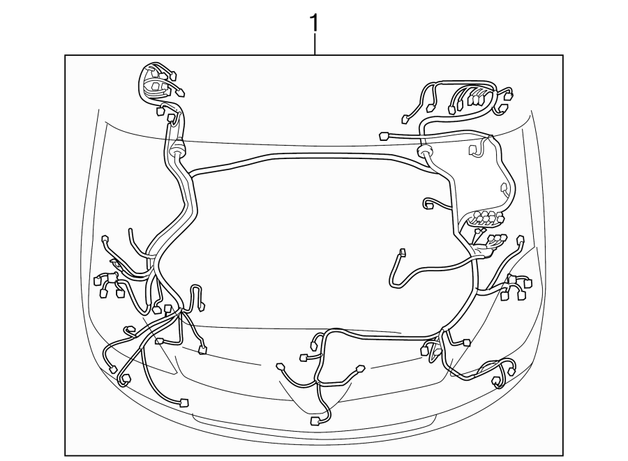 Toyota Sienna Engine harness. Engine Wiring Harness. WIRE, ENGINE ROOM