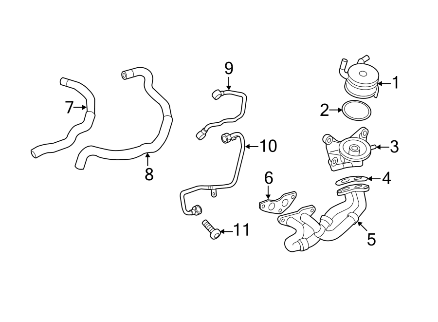 toyota Sienna Engine Coolant Hose (Upper) - 1628231050 | Toyota, Fort ...