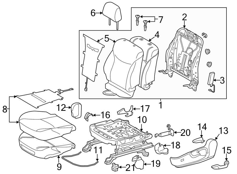 toyota-prius-seat-cushion-pad-front-2010-11-2012-15-w-o-plug-in-w-o-power-7151247070