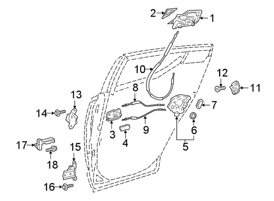 2020 toyota Bolt. Belt. (Rear, Upper, Lower). Part included with air ...